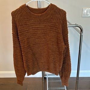 Brown long sleeve sweater. Never worn.